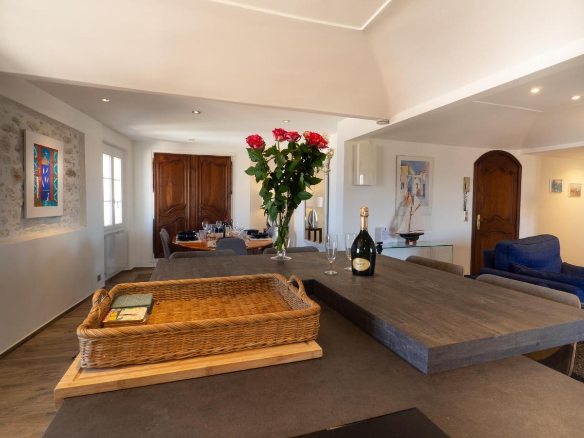 Charmant Appartement Spacieux Pour 6P Vue Mer Vieil 앙티브 외부 사진