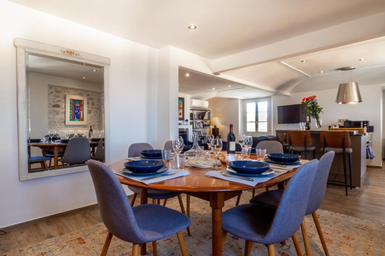 Charmant Appartement Spacieux Pour 6P Vue Mer Vieil 앙티브 외부 사진