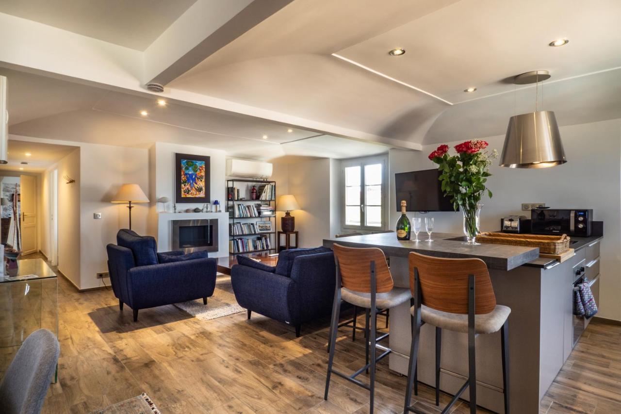 Charmant Appartement Spacieux Pour 6P Vue Mer Vieil 앙티브 외부 사진